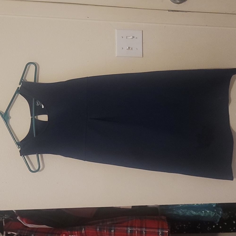 Navy blue uniform dress
